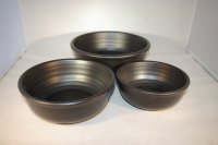 Angebot Set 3 Schüsseln schwarz matt (Bild für) Angebot Set 3 Schüsseln schwarz matt